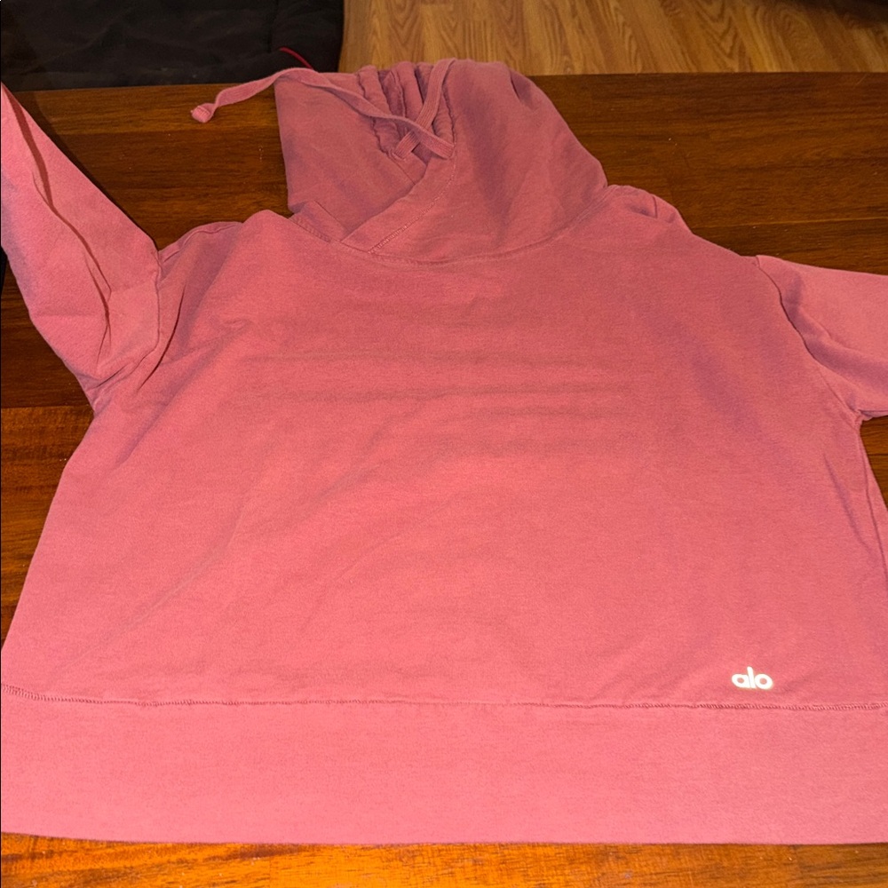 Alo Yoga Ladies Mauve Drawstring hoodie. No tags. - Picture 13 of 13